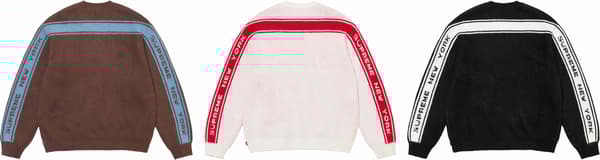 Supreme Back Stripe Sweater - Product Image