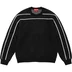 Supreme Back Stripe Sweater - Black (front)