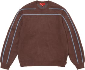 Supreme Back Stripe Sweater Brown