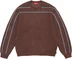 Supreme Back Stripe Sweater - Brown (front)