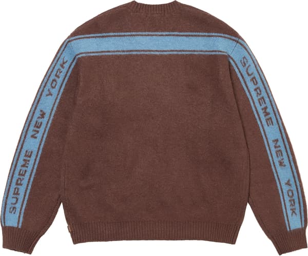 Supreme Back Stripe Sweater - Brown (front)