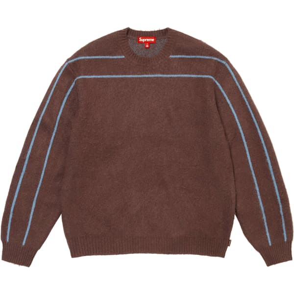 Supreme Back Stripe Sweater - Brown (front)