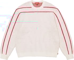 Supreme Back Stripe Sweater Stone