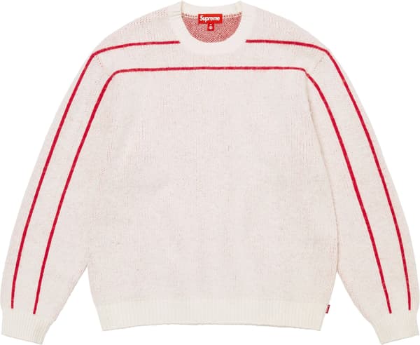 Supreme Back Stripe Sweater - Stone (front)