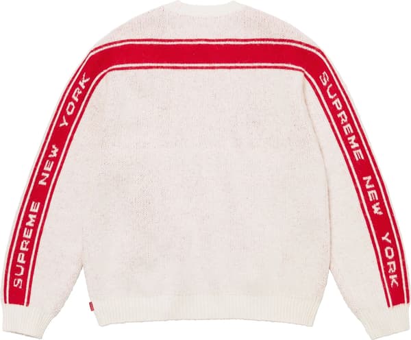 Supreme Back Stripe Sweater - Stone (front)