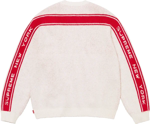 Supreme Back Stripe Sweater - Stone (front)