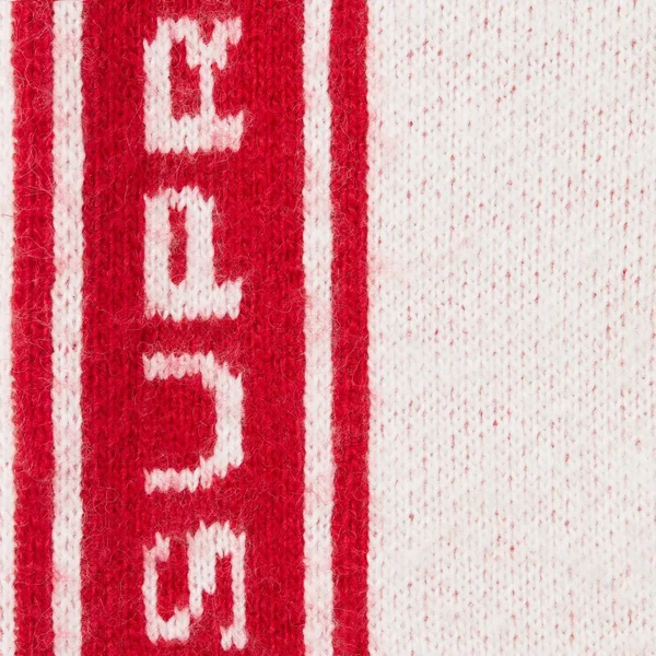 Supreme Back Stripe Sweater - White (front)