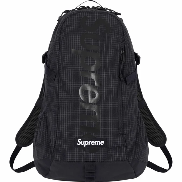 Supreme Backpack - Black (front)