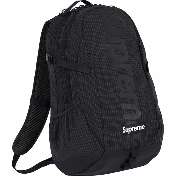 Supreme Backpack - Black (front)