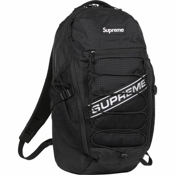 Supreme Backpack - Black (front)