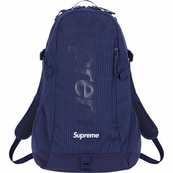 Supreme Backpack - Navy (front)