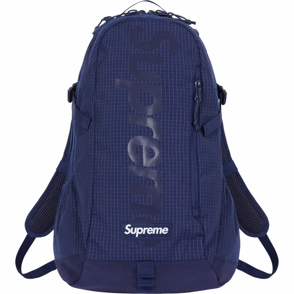 Supreme Backpack - Navy (front)