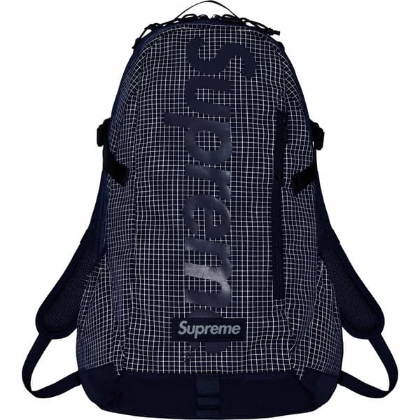 Supreme Backpack - Navy (front)