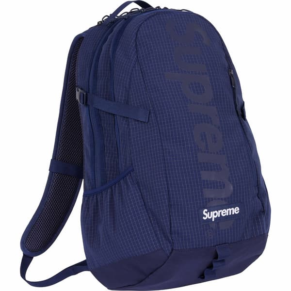 Supreme Backpack - Navy (front)