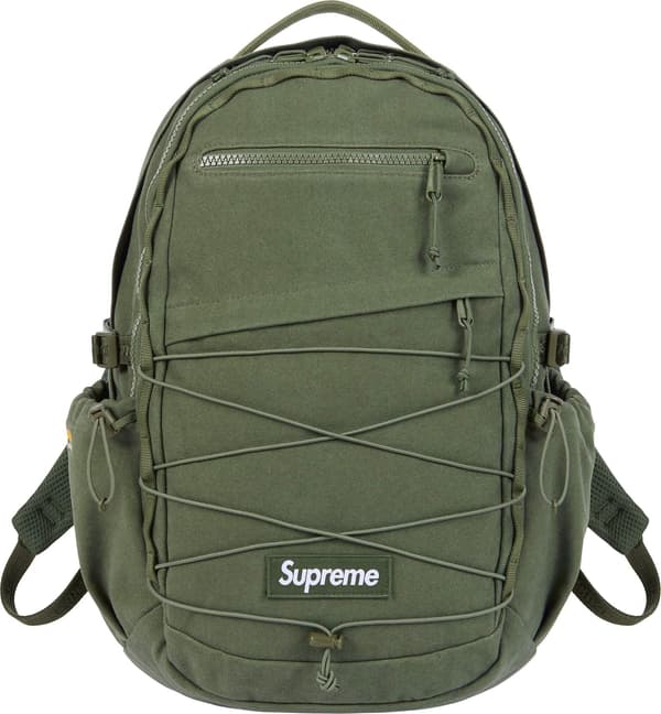 Supreme Backpack - Olive (front)