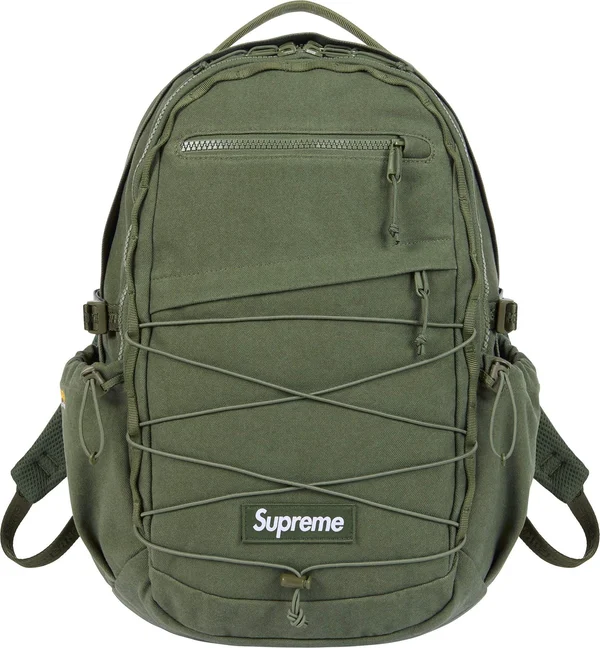 Supreme Backpack - Olive (front)
