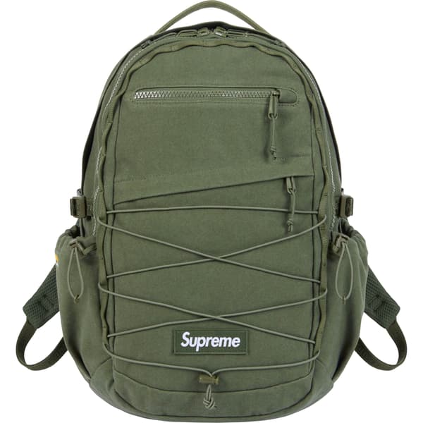 Supreme Backpack - Olive (front)