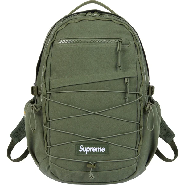 Supreme Backpack - Olive (front)