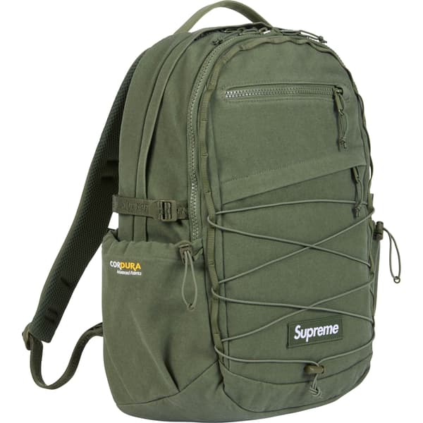 Supreme Backpack - Olive (front)