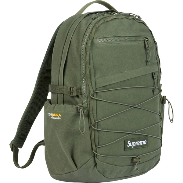 Supreme Backpack - Olive (front)