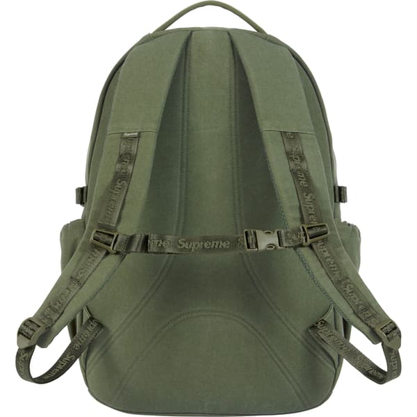 Supreme Backpack - Olive (front)