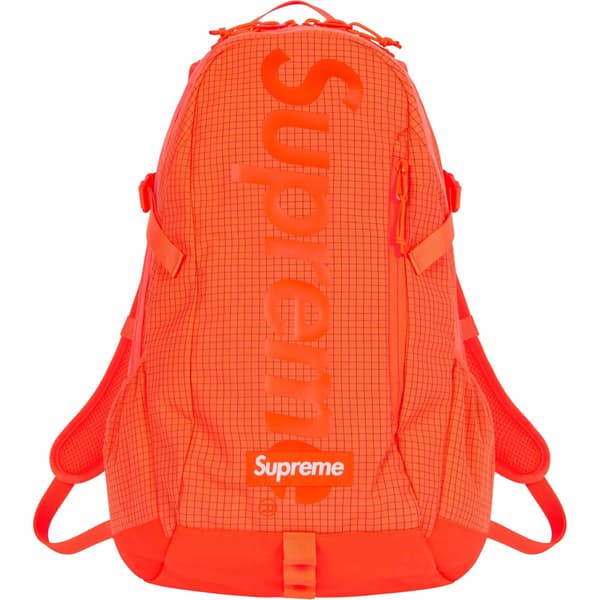 Supreme Backpack - Orange (front)