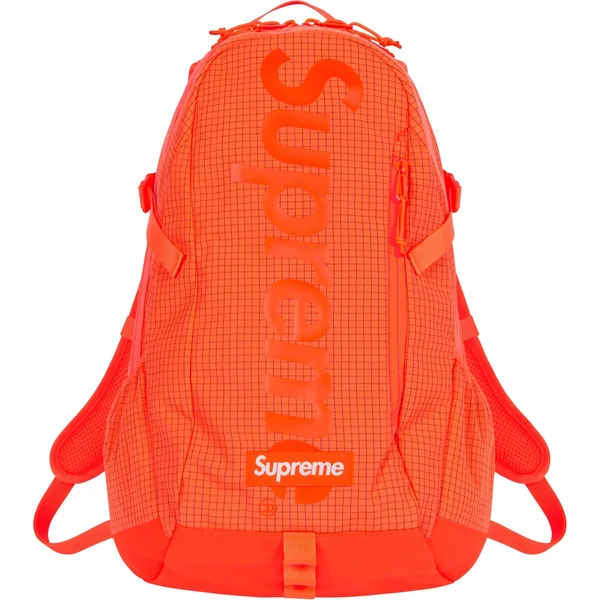 Supreme Backpack - Orange (front)