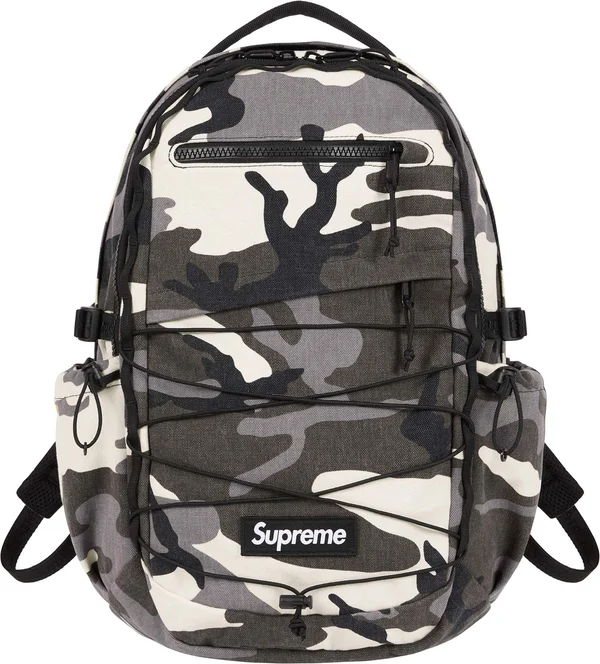Supreme Backpack - Snow Camo (front)