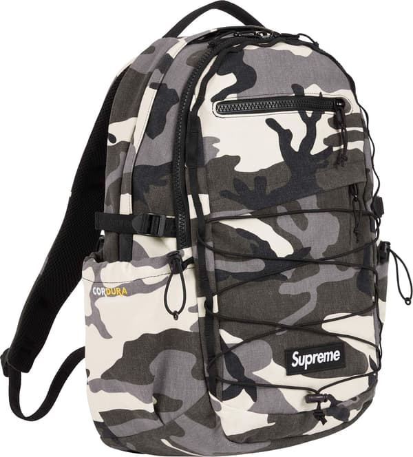 Supreme Backpack - Snow Camo (front)