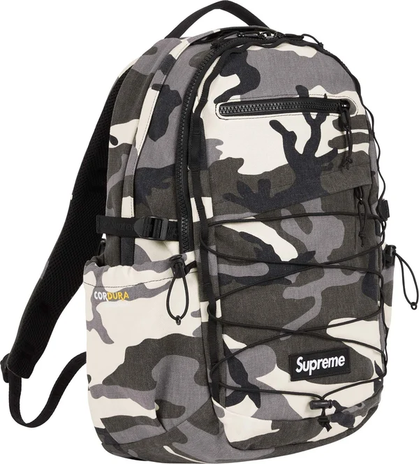 Supreme Backpack - Snow Camo (front)