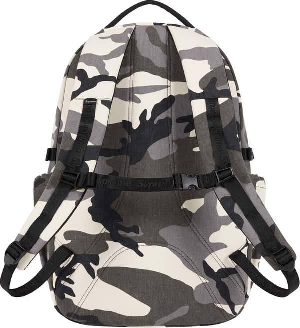 Supreme Backpack - Snow Camo (front)