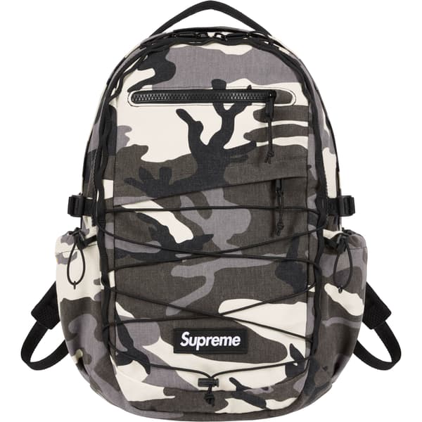 Supreme Backpack - Snow Camo (front)