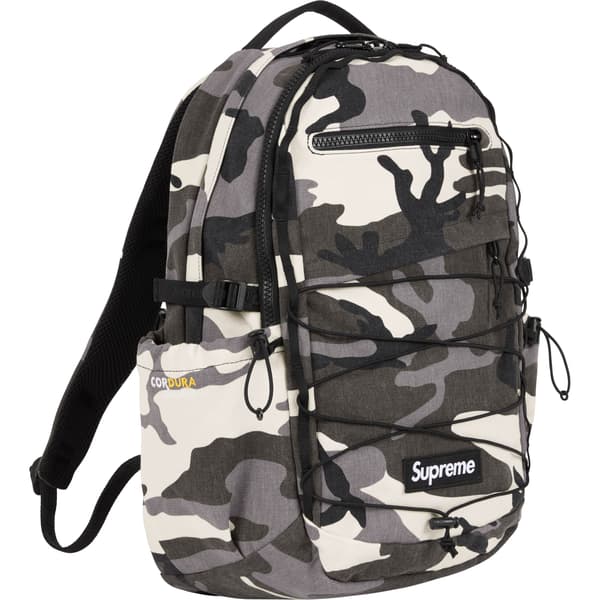 Supreme Backpack - Snow Camo (front)