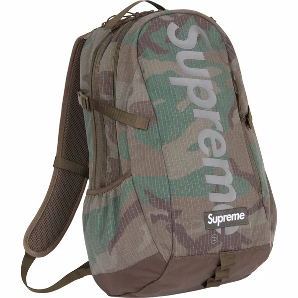 Supreme Backpack - Woodland Camo (front)
