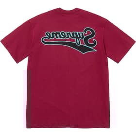 Supreme Backwards Tee Cardinal