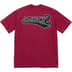 Supreme Backwards Tee - Cardinal (front)