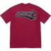Supreme Backwards Tee - Cardinal (front)