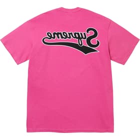 Supreme Backwards Tee Fuchsia