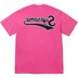 Supreme Backwards Tee - Fuchsia (front)