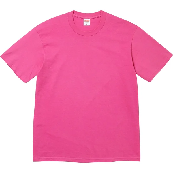 Supreme Backwards Tee - Fuchsia (front)