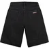 Supreme Baggy Denim Short - Black (front)