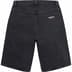 Supreme Baggy Denim Short - Black (front)