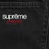 Supreme Baggy Denim Short - Black (front)