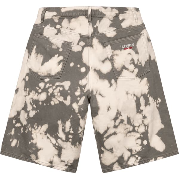 Supreme Baggy Denim Short - Bleached (front)