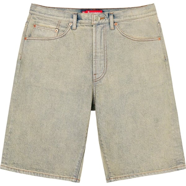 Supreme Baggy Denim Short - Dirty Indigo (front)
