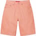 Supreme Baggy Denim Short - Dusty Peach (front)