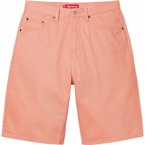 Supreme Baggy Denim Short - Dusty Peach (front)