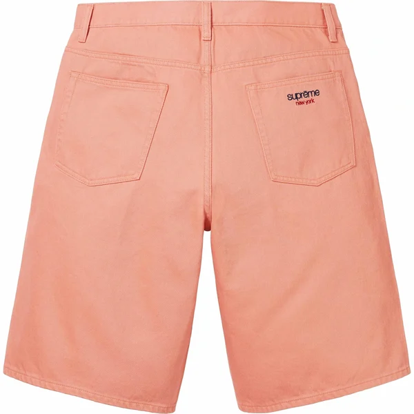 Supreme Baggy Denim Short - Dusty Peach (front)