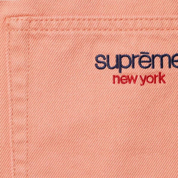 Supreme Baggy Denim Short - Dusty Peach (front)