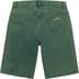 Supreme Baggy Denim Short - Green (front)